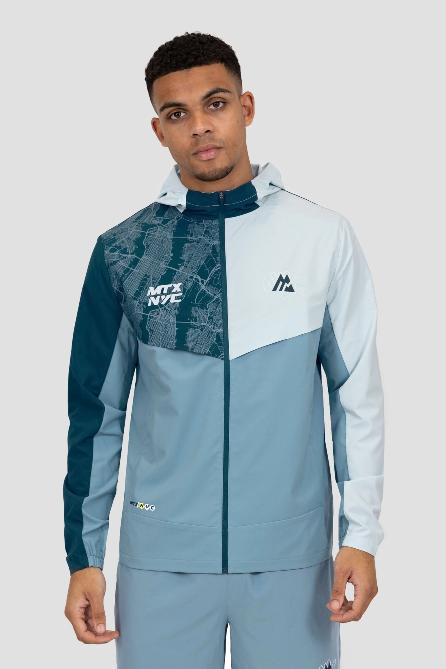 MTX Run City New York Jacket - Abyssal/Summer Mist/Slate Blue 3 MTX Run City New York Jacket - Abyssal/Summer Mist/Slate Blue