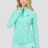 Women's Trail 1/4 Zip - Turquoise Multi -Sport Wear Daily Store 2F0Dhnt8ZYqDr6wcRMP9K4SEsvZ2juEqtaQ YwiHuj4