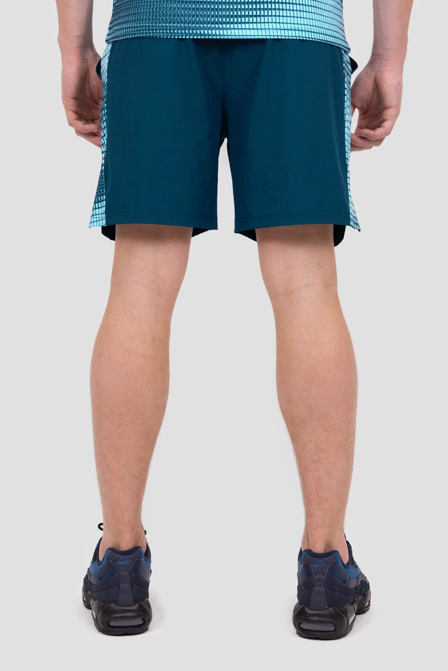 Peak Print Short - Abyssal/Neon Sky 6 Peak Print Short - Abyssal/Neon Sky - Image 4