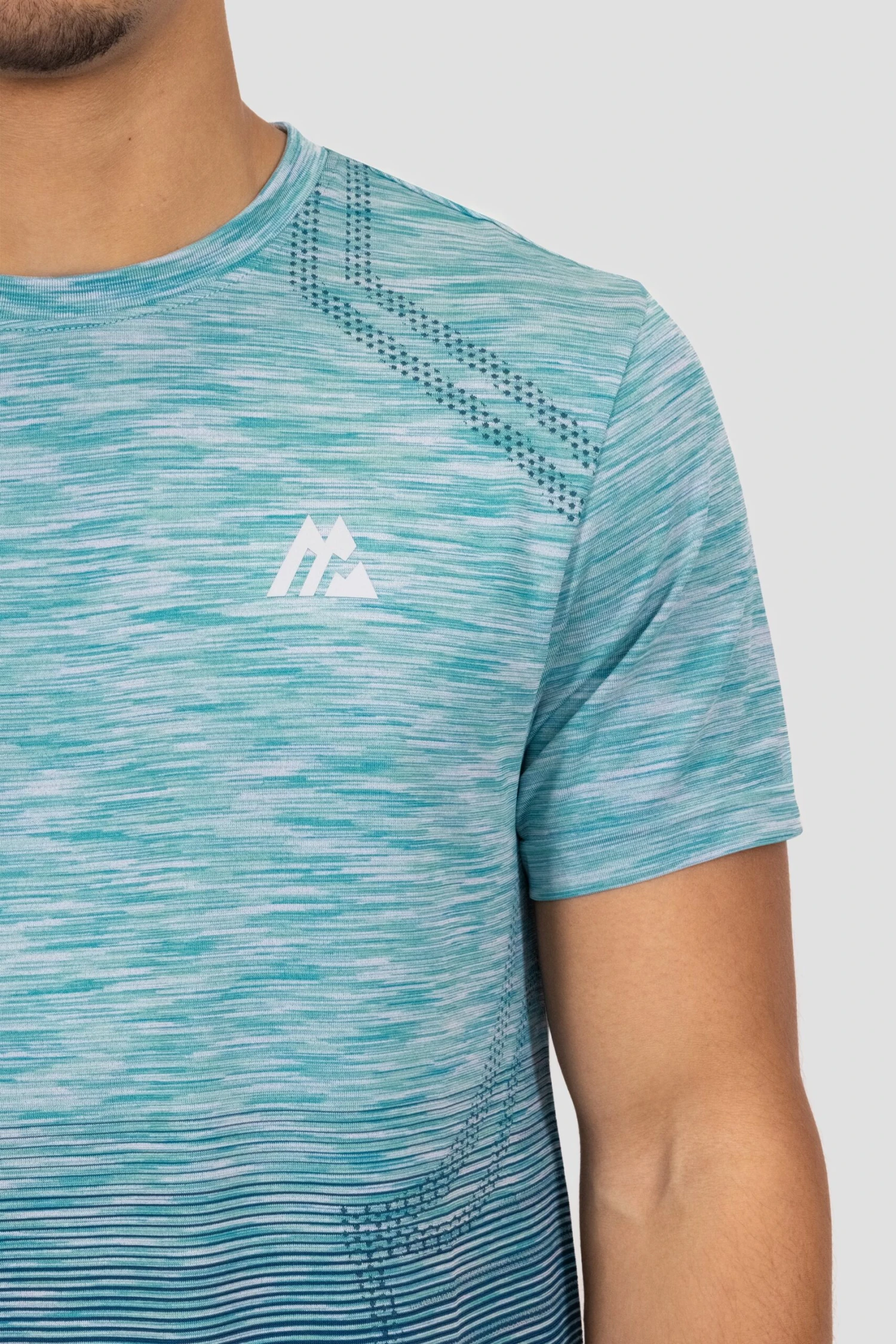 Vector Seamless T-Shirt - Aqua/Navy 7 Vector Seamless T-Shirt - Aqua/Navy - Image 5