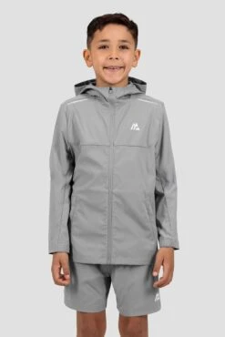 Boys Accelerate Windbreaker - Platinum Grey
