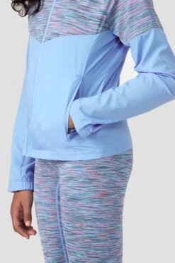 Girls Trail Windbreaker - Blue/Lilac Multi -Sport Wear Daily Store 4 Gq8oYb2jzbbjI61JpnhwBkg62PXGNaWahfxmgJLZ0