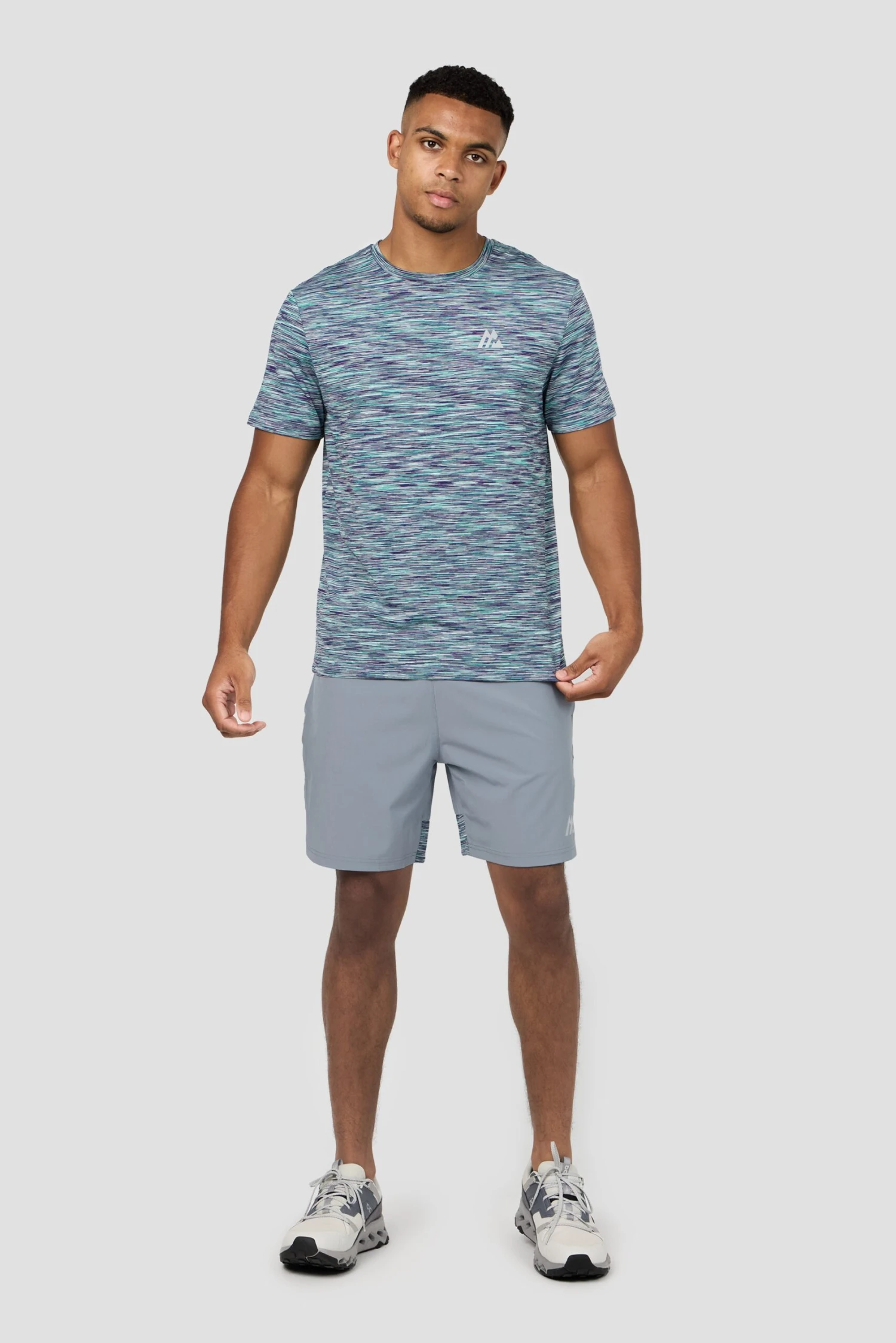 Trail T-Shirt - Grey/Green/Purple 5 Trail T-Shirt - Grey/Green/Purple - Image 3