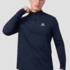 Peak Gridded Polartec® 1/4 Zip - Midnight Blue