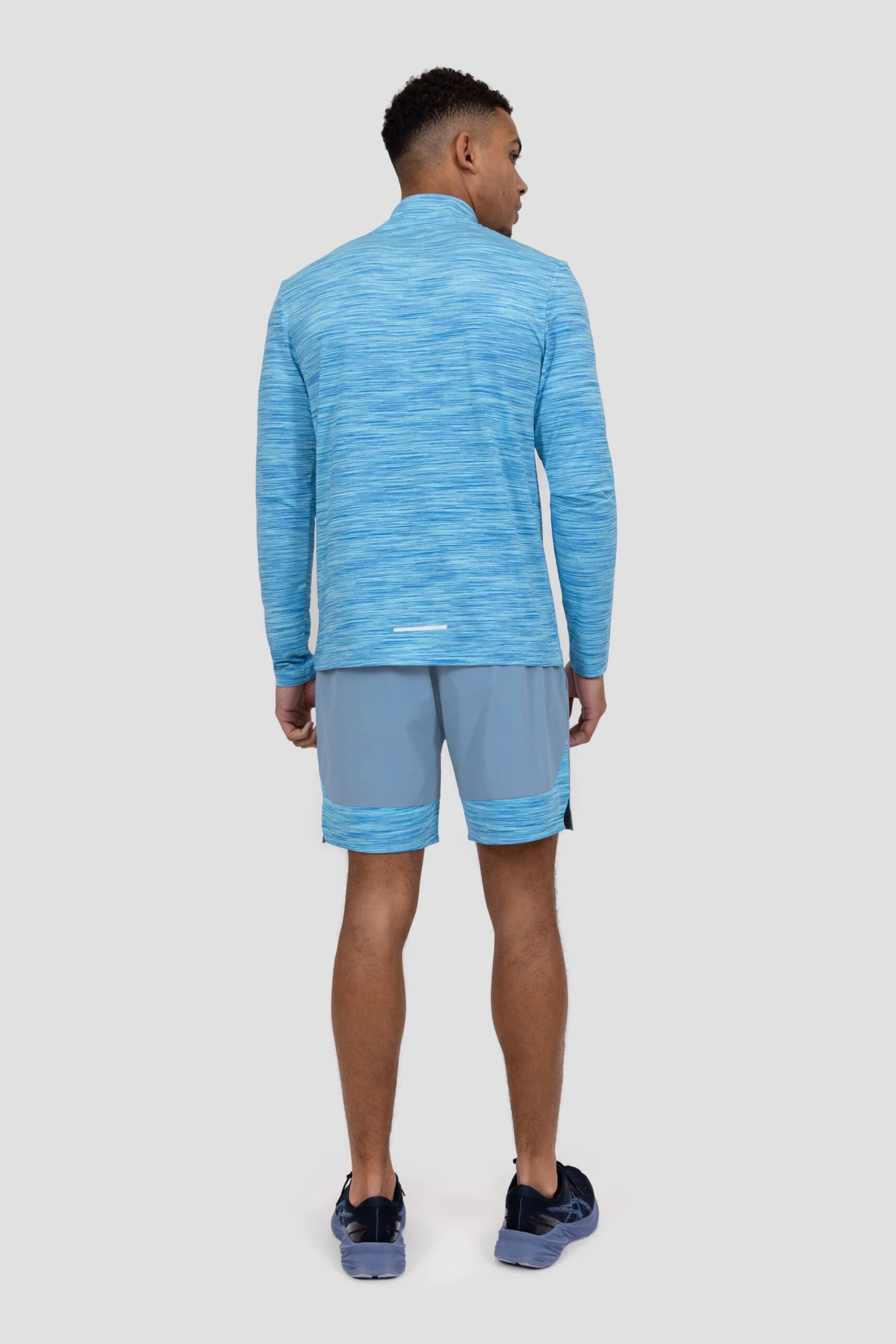 Trail 1/4 Zip - Neon Blue Multi 6 Trail 1/4 Zip - Neon Blue Multi - Image 4