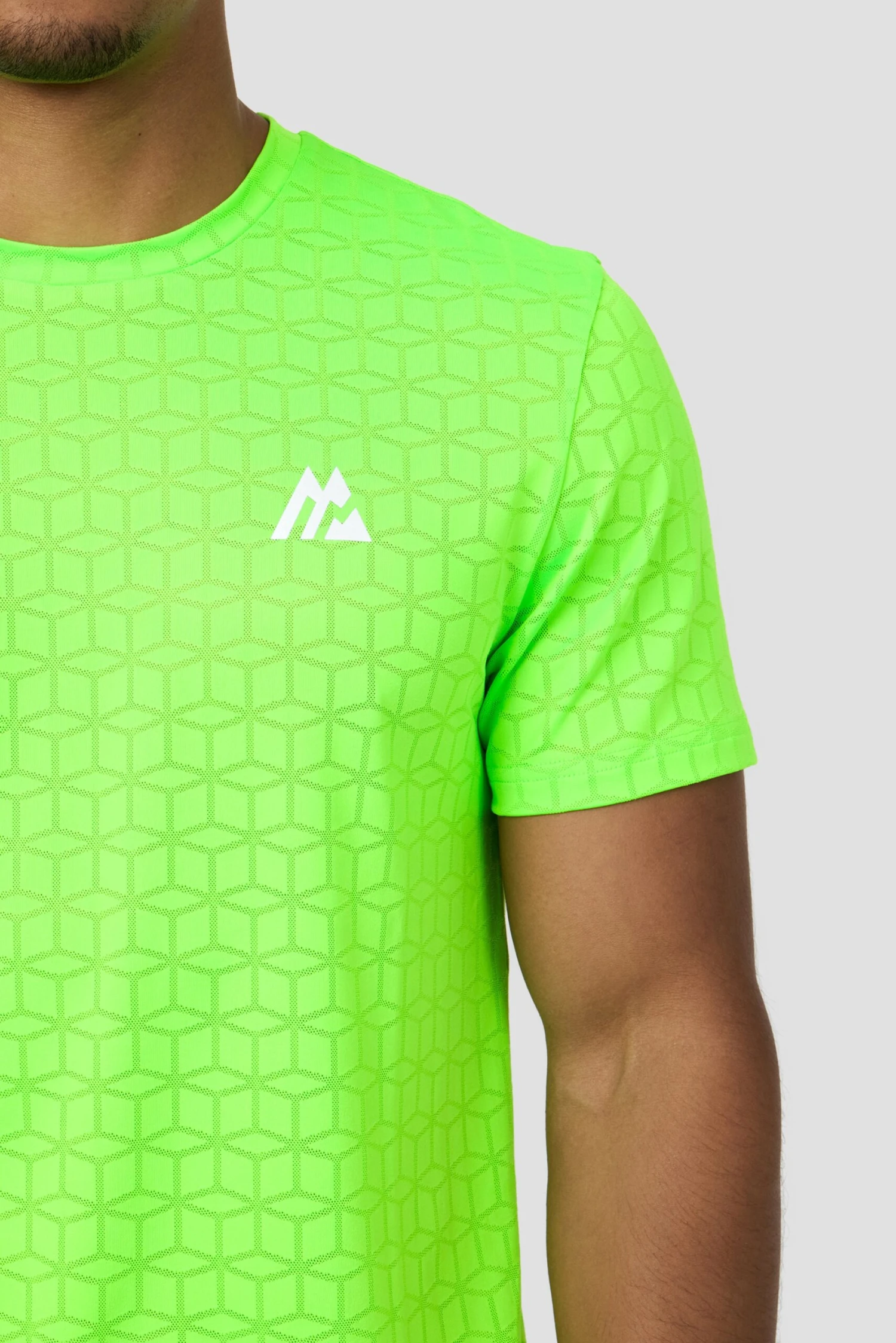 Cube T-Shirt - Neon Green 7 Cube T-Shirt - Neon Green - Image 5
