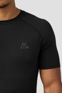 MTX Run Tempo Base Layer T-Shirt - Black -Sport Wear Daily Store 71VpbiJ1HozNJmchOrEcZnywls1IYoFpmi1cAC9Mmss