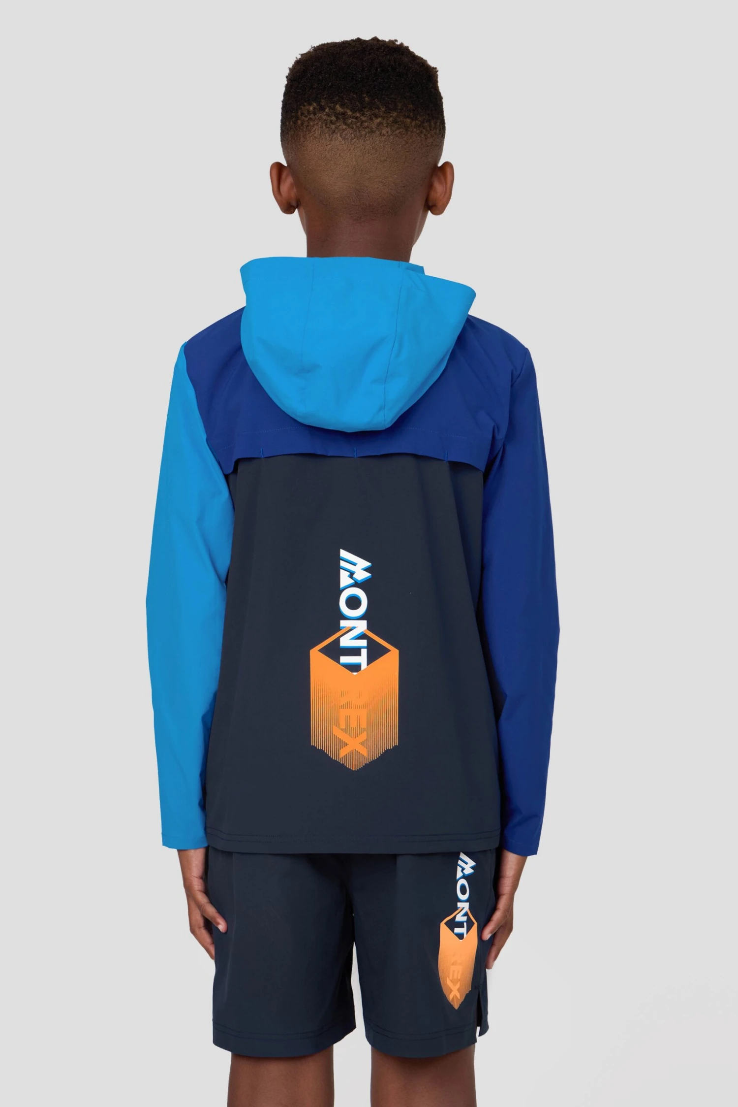 Boys MTX Run Jacket - Midnight Blue/Idaho Blue/Marine Blue 4 Boys MTX Run Jacket - Midnight Blue/Idaho Blue/Marine Blue - Image 2