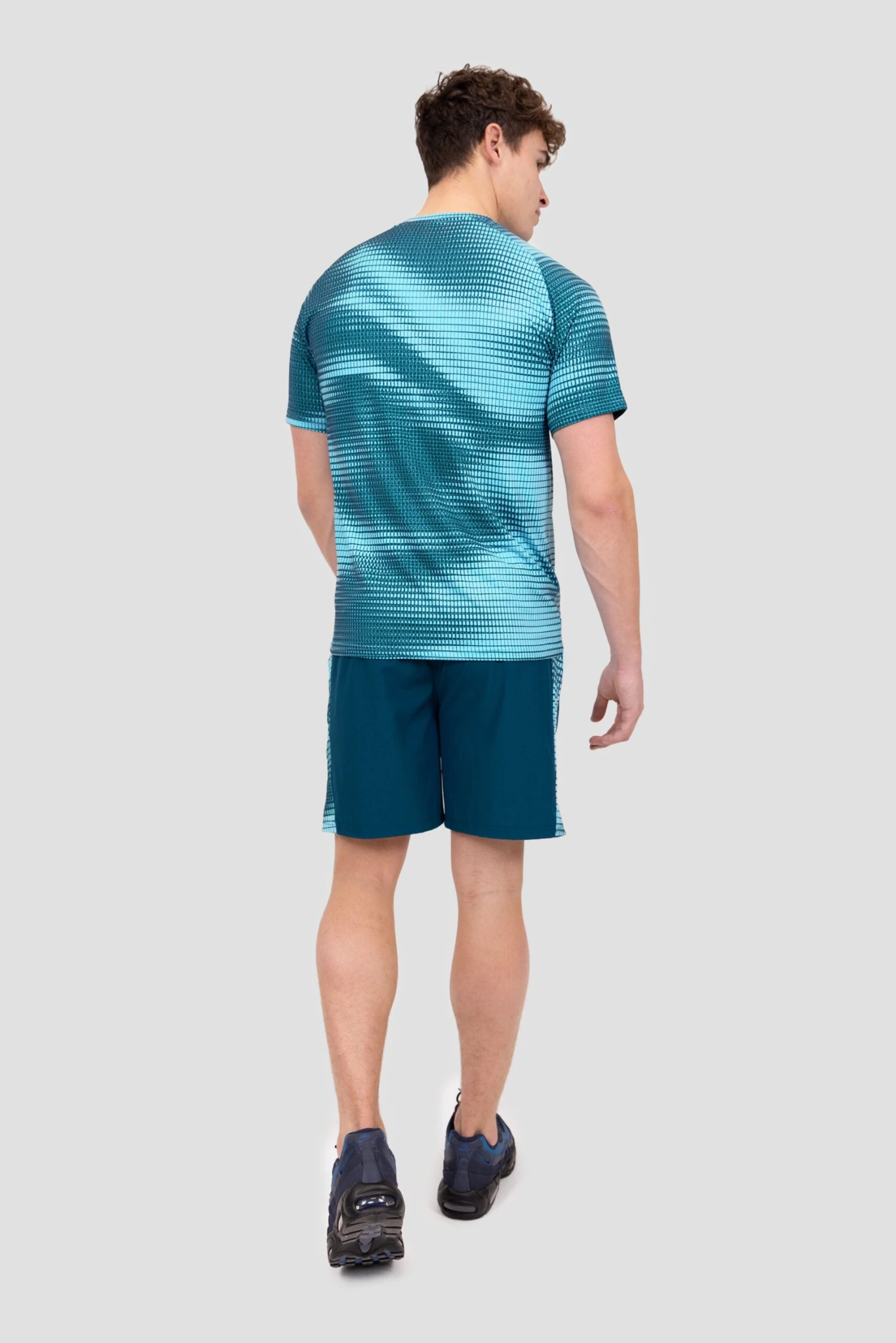 Peak Print Short - Abyssal/Neon Sky 8 Peak Print Short - Abyssal/Neon Sky - Image 6