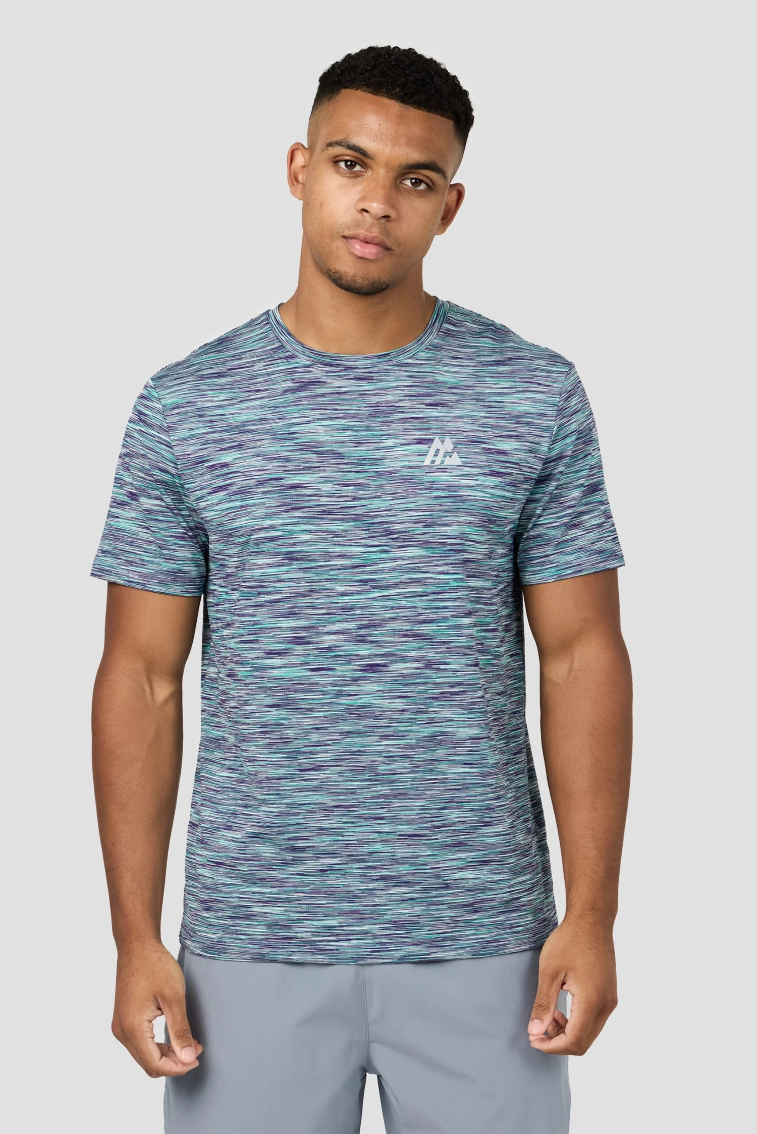 Trail T-Shirt - Grey/Green/Purple 3 Trail T-Shirt - Grey/Green/Purple