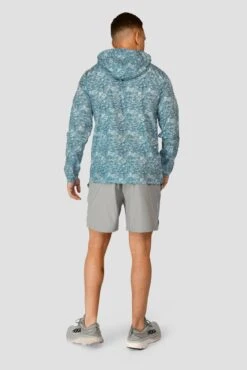 Alto Printed Jacket - Moonstone/Steel Blue -Sport Wear Daily Store ALTO PRINTED JACKET MOONSTONE STEEL BLUE back