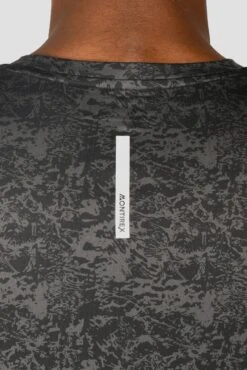 Alto Printed T-Shirt - Jet Grey/Black -Sport Wear Daily Store ALTO PRINTED TEE BLACK JET GREY back detail