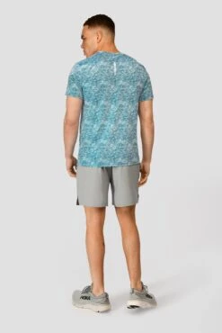 Alto Printed T-Shirt - Moonstone/Steel Blue -Sport Wear Daily Store ALTO PRINTED TEE MOONSTONE STEEL BLUE back