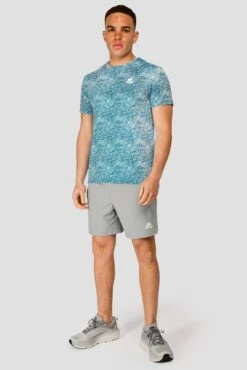 Alto Printed T-Shirt - Moonstone/Steel Blue -Sport Wear Daily Store ALTO PRINTED TEE MOONSTONE STEEL BLUE front