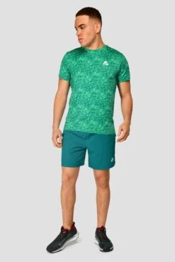 Alto Printed T-Shirt - Mountain Meadow/Deep Sea -Sport Wear Daily Store ALTO PRINTED TEE MOUNTAIN MEADOW DEEP SEA front