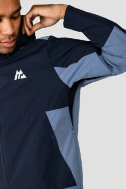 Atmos Wind Jacket - Midnight Blue/Steel Blue -Sport Wear Daily Store ATMOS WIND JACKET MIDNIGHT BLUE STEEL BLUE underarm zip 2