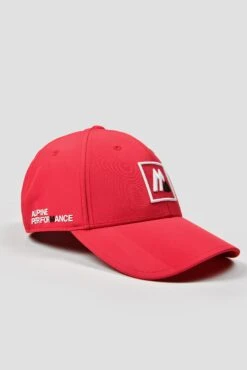 AP1 Tech Cap - Cardinal Red/White/Black -Sport Wear Daily Store Ap1 Tech Cap Cardinal Red White Black side2