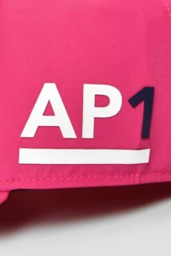 AP1 Tech Cap - Shocking Pink/White/Midnight Blue -Sport Wear Daily Store Ap1 Tech Cap Shocking Pink White Midnight Blue side detail