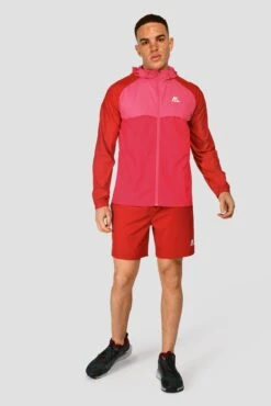 Breeze Windbreaker - Burgundy/Rouge/Hibiscus -Sport Wear Daily Store BREEZE WINDBREAKER BURGUNDY ROUGE HIBISCUS front