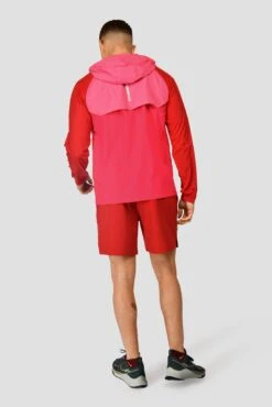 Breeze Windbreaker - Burgundy/Rouge/Hibiscus -Sport Wear Daily Store BREEZE WINDBREAKER BURGUNDY ROUGE HIBISCUS full back