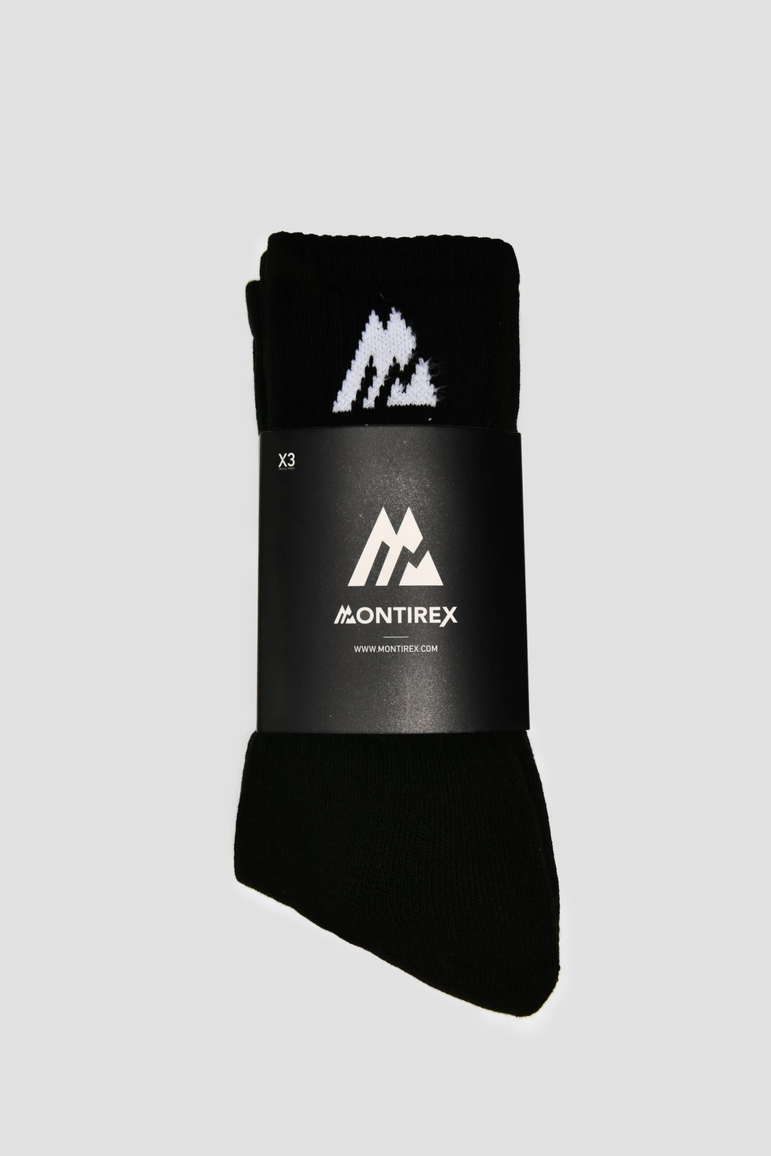 MTX Performance Socks 3 Pack - Black/White 4 MTX Performance Socks 3 Pack - Black/White - Image 2