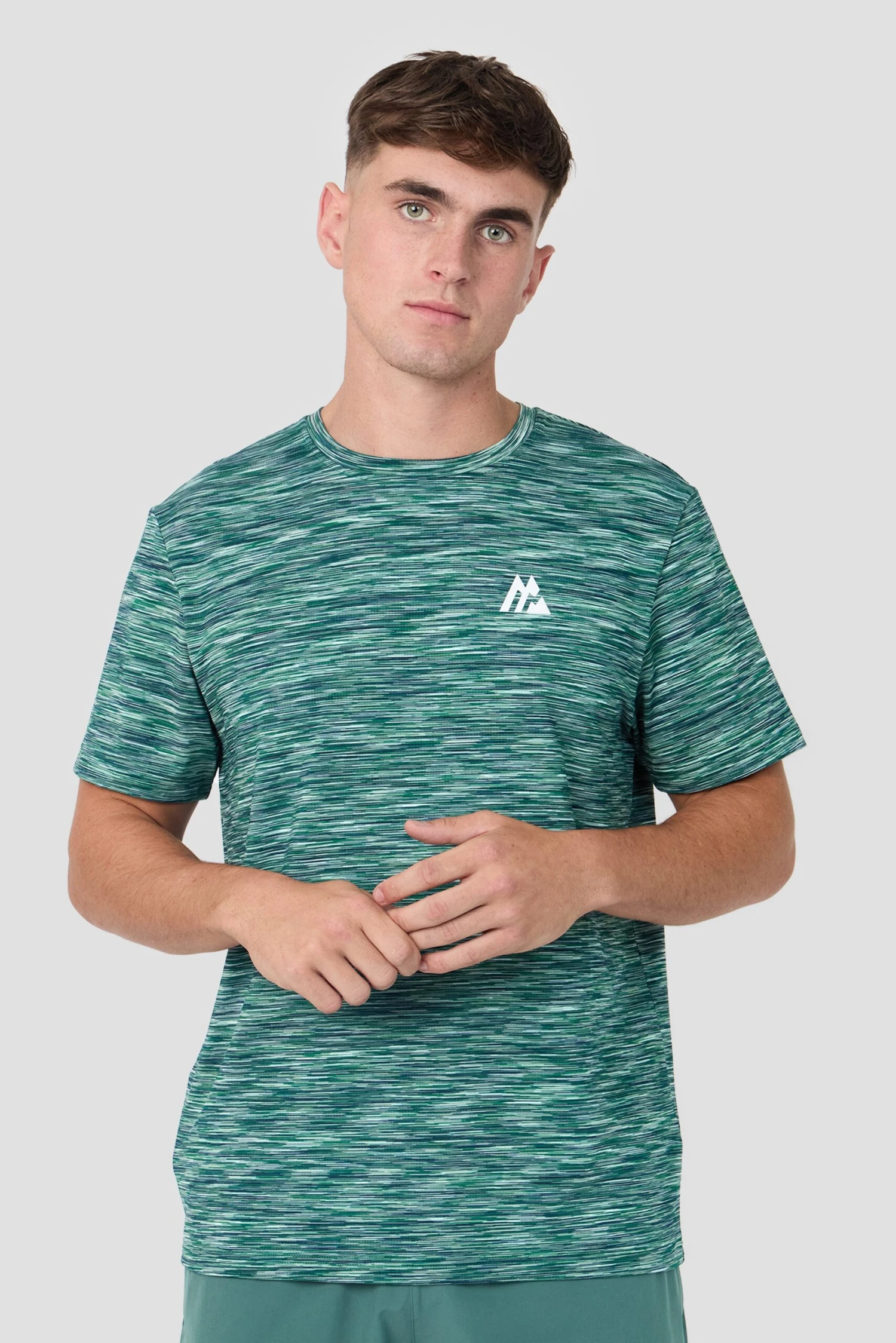 Trail T-Shirt - Green/Blue 3 Trail T-Shirt - Green/Blue