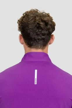 Charge 2.0 1/4 Zip - Electric Purple -Sport Wear Daily Store CHARGE 1 4 ZIP PURPLE CACTUS FLOWER close back detail