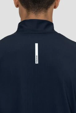 Charge 2.0 1/4 Zip - Midnight Blue -Sport Wear Daily Store CHARGE 2.0 1 4 ZIP BLACK IRIS back detail