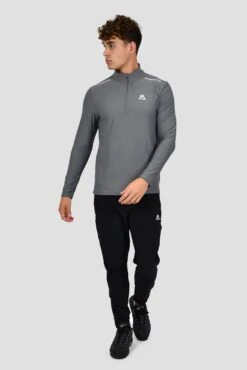Charge 2.0 1/4 Zip - Cement Grey -Sport Wear Daily Store CHARGE 2.0 1 4 ZIP CEMENT GREY front