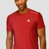 Charge T-Shirt - Burgundy -Sport Wear Daily Store CHARGE TEE BURGUNDY close frontt