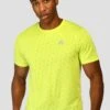 Crux Knit T-Shirt - Lime Frost -Sport Wear Daily Store CRUX KNIT TEE LIME FROST close front
