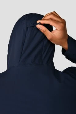 Curve 2.0 Jacket - Midnight Blue/Steel Blue -Sport Wear Daily Store CURVE 2.0 JACKET MIDNIGHT BLUE STEEL BLUE Hood toggle detail