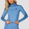 Contour Seamless 1/4 Zip - Powder Blue/Egyptian Blue 1 Contour Seamless 1/4 Zip - Powder Blue/Egyptian Blue -Sport Wear Daily Store ContourSeamless1 4Zip PowderBlue EgyptianBlue CloseFront