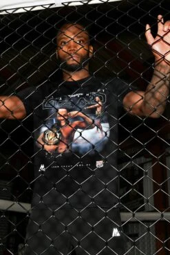 Leon Edwards Head Shot T-Shirt - Black -Sport Wear Daily Store DSC 6642