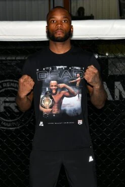 Leon Edwards Head Shot T-Shirt - Black -Sport Wear Daily Store DSC 6661