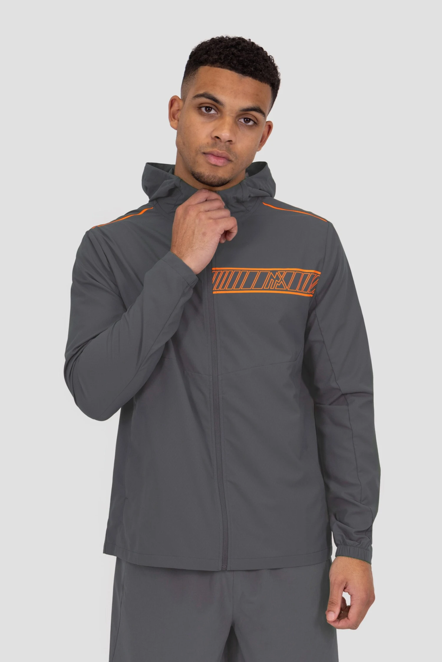 Beta Windbreaker - Slate Grey/Fiery Orange 3 Beta Windbreaker - Slate Grey/Fiery Orange