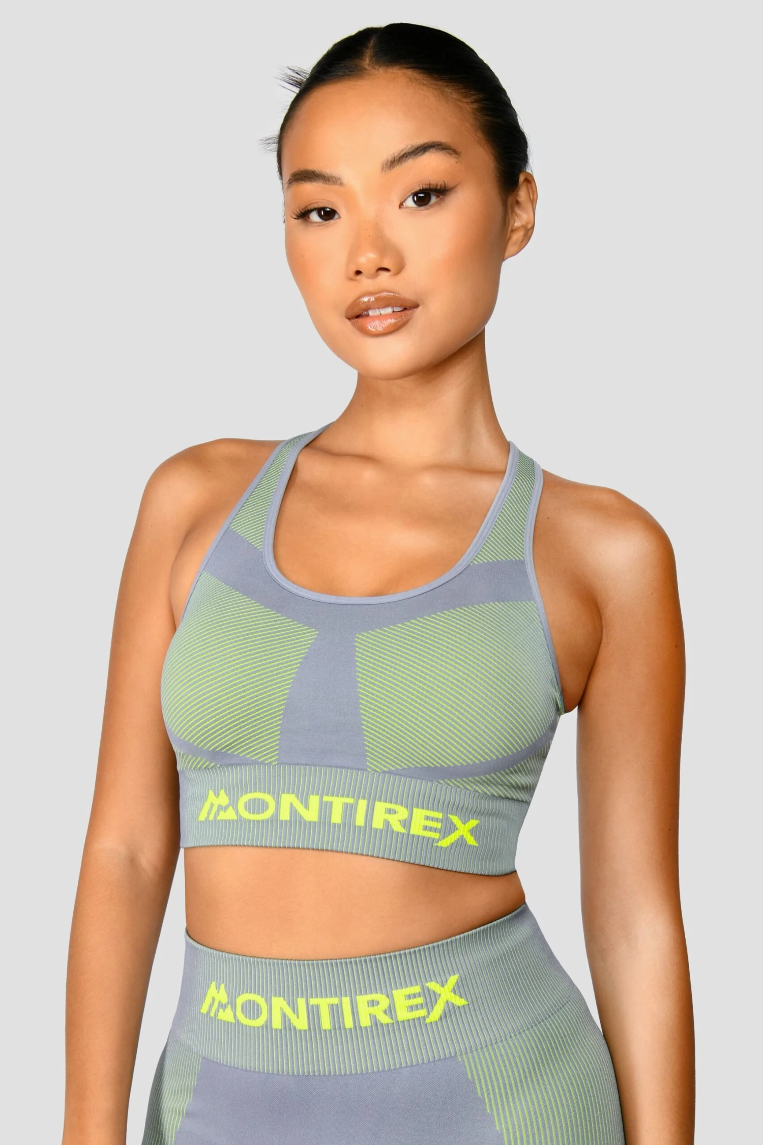 Energy 2.0 Seamless Bra Top - Cadet Grey/OG Neon 3 Energy 2.0 Seamless Bra Top - Cadet Grey/OG Neon