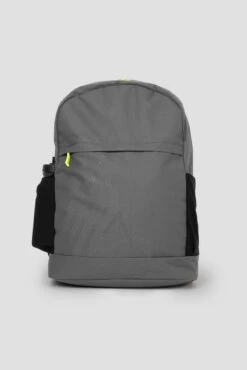 Essential Backpack - Cement Grey/Electric Lime -Sport Wear Daily Store ESSENTIAL BACKPACK GREY 3