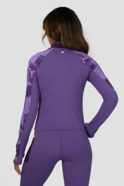 Fusion Print 1/4 Zip - Palazzo/Idaho Blue -Sport Wear Daily Store EjOnTv6X1iGT SisFAiAbU0vROhNLqbFnUhxtRUOUKY