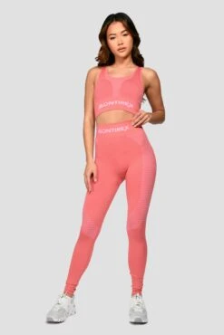 Energy Seamless Bra Top - Rose Pink/Orchid Pink -Sport Wear Daily Store Energy Seamless Bra Top Rose Pink Orchid Pink front