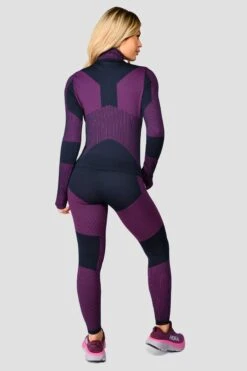 Energy 2.0 Seamless 1/4 Zip - Midnight Blue/Magenta -Sport Wear Daily Store Energy2.0Seamless1 4Zip MidnightBlue Magenta back