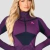 Energy 2.0 Seamless 1/4 Zip - Midnight Blue/Magenta 2 Energy 2.0 Seamless 1/4 Zip - Midnight Blue/Magenta -Sport Wear Daily Store Energy2.0Seamless1 4Zip MidnightBlue Magenta closefront