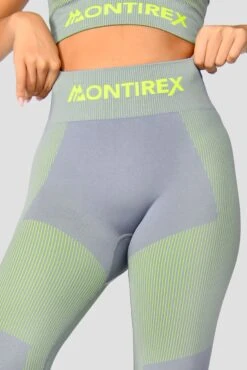 Energy 2.0 Seamless Legging - Cadet Grey/OG Neon 11 Energy 2.0 Seamless Legging - Cadet Grey/OG Neon -Sport Wear Daily Store Energy2.0SeamlessLegging CadetGrey OgNeon detail
