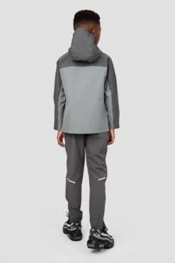 Boys Derecho Waterproof Jacket - Platinum Grey/Cement Grey -Sport Wear Daily Store Ey9JLbihwFXI0zUnv o2CoCQwZAT8wPCDE 7N 6MJ7Q