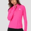 Fly 2.0 1/4 Zip - Neon Pink/Hibiscus/Fuchsia