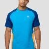 Flex T-Shirt - Idaho Blue/Marine Blue/Ember -Sport Wear Daily Store FLEX SHIRT BLUE ORANGE 1