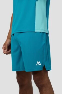 Flex Short - Aisen/Atlantic/Peyto -Sport Wear Daily Store FLEX SHORT FJORD BLUE LOGO