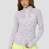 Women's Trail 1/4 Zip - Green/Pink/Multi