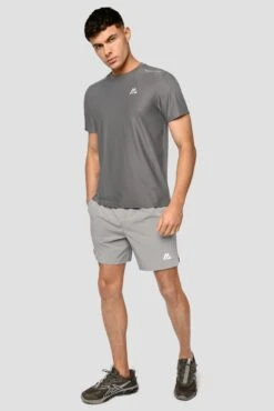 Fly 2.0 Short - Platinum Grey -Sport Wear Daily Store Fly Shorts Platinum Grey Full Front