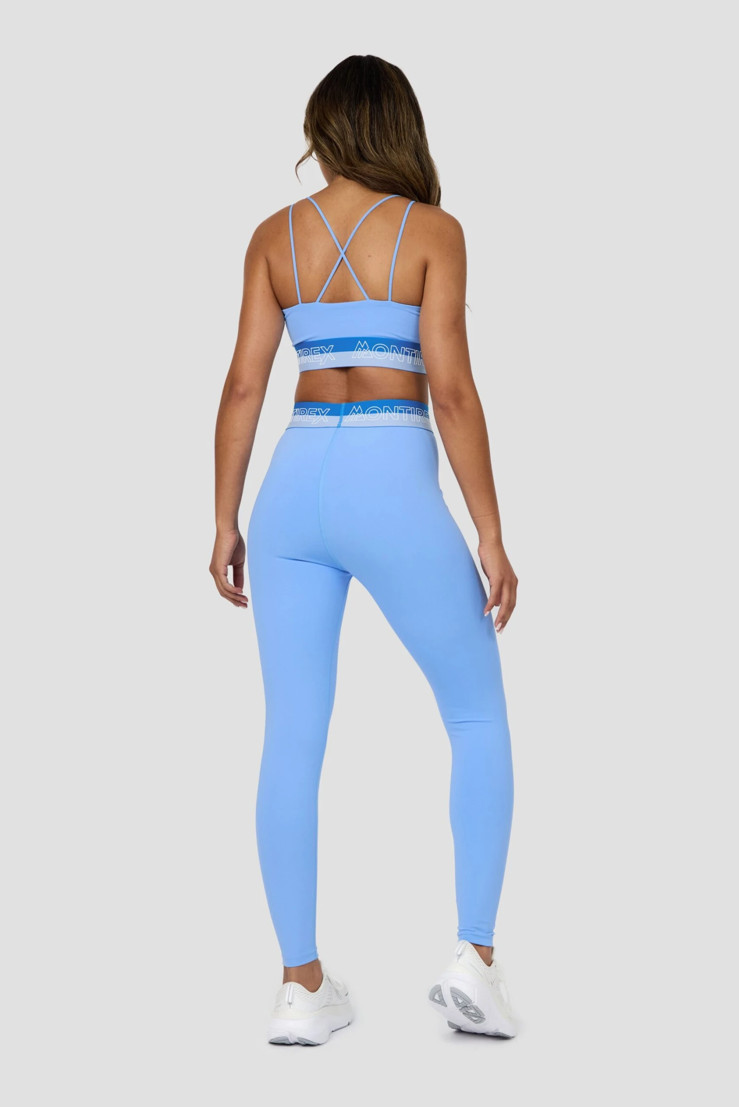 Icon Contrast 2.0 Bra - Powder Blue/Fira/Canal 5 Icon Contrast 2.0 Bra - Powder Blue/Fira/Canal - Image 3
